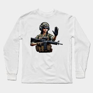 Tactical Girl Long Sleeve T-Shirt